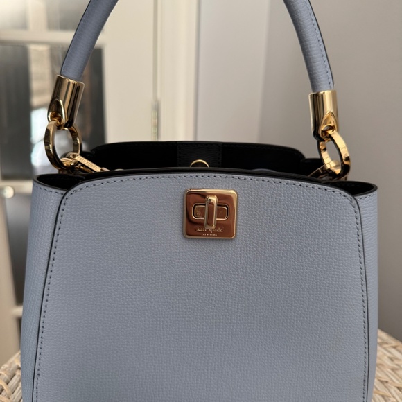 Kate Spade Phoebe Crossbody top handle  in Northstar blue small - Picture 5 of 11